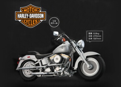HARLEY DAVIDSON FLSTF Fatboy 1990 1/4 Diecast Model Unassembled