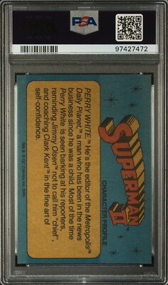 1981 Superman 2 #8 Lara Mother of Superman Topps Reeves Psa 9 Mint