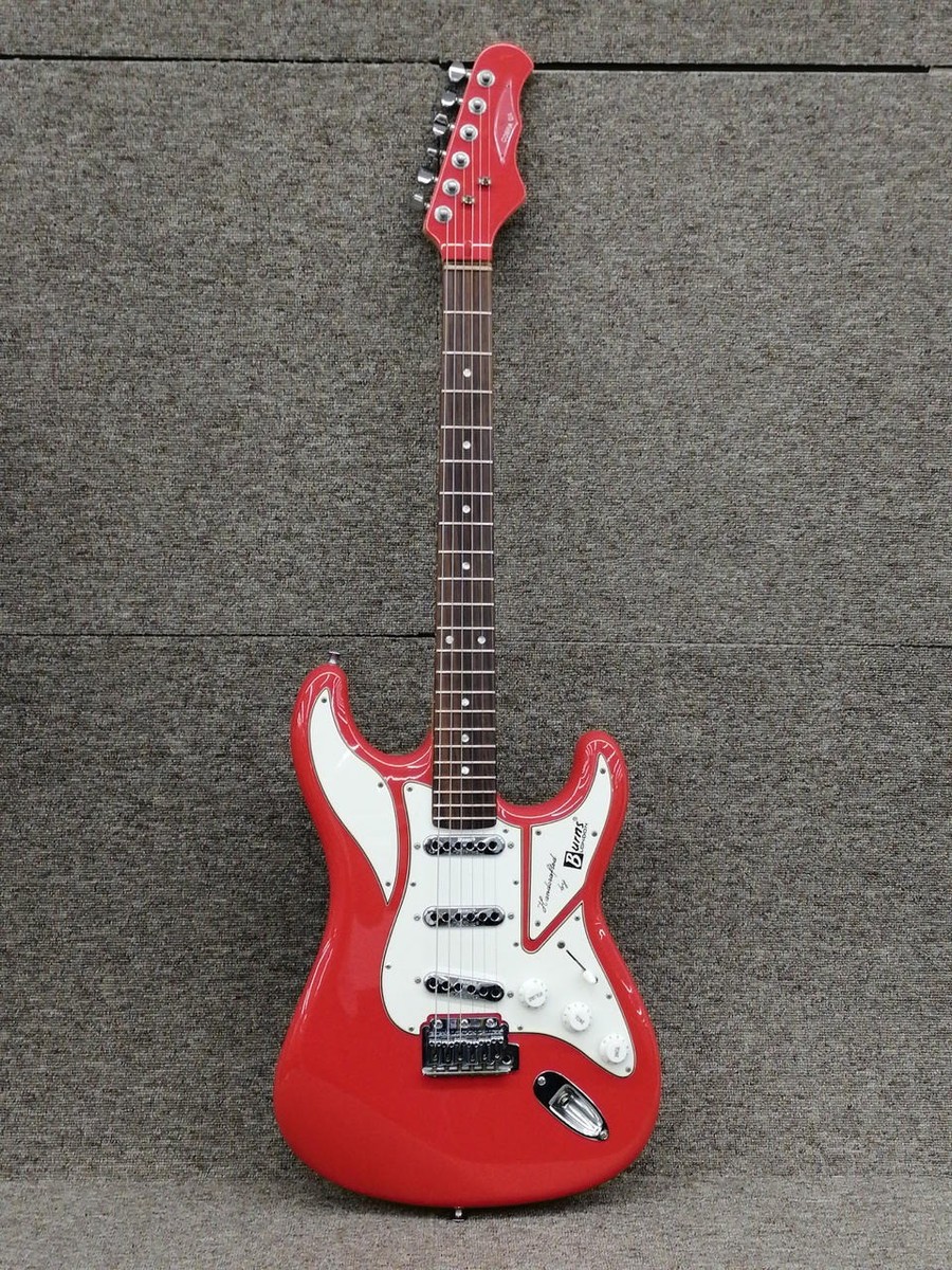Burns Cobra DX Electric Guitar Red Stratocaster Type Used From