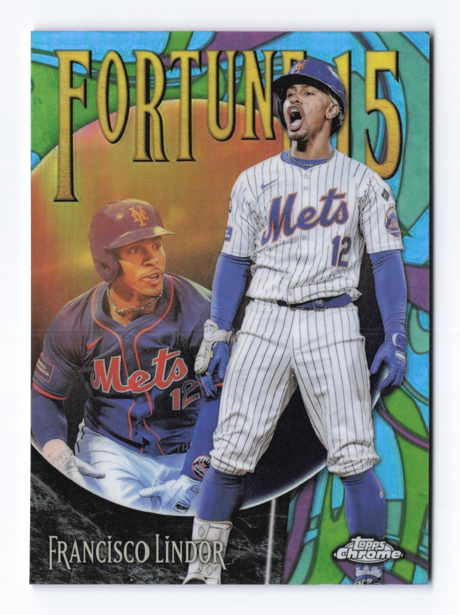 2025 Topps Chrome Fortune 15 Francisco Lindor #F15-7 Mets | eBay