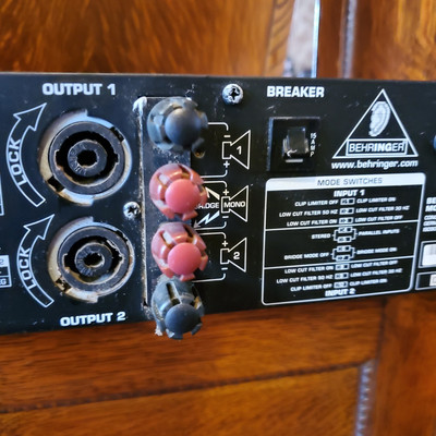 BEHRINGER EUROPOWER EP1500 POWER AMPLIFIER (TESTED FOR POWER ONLY