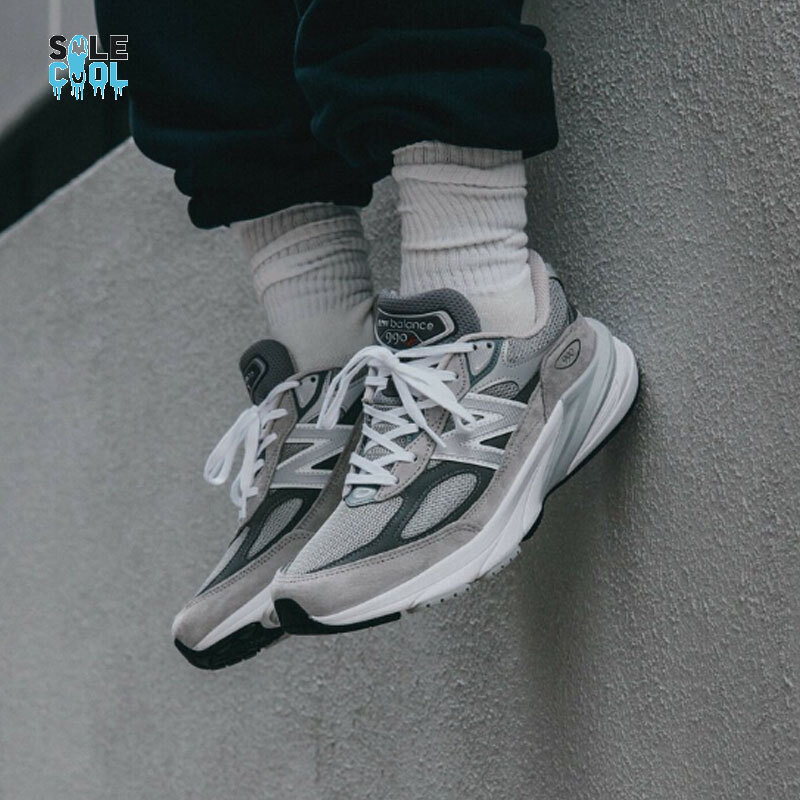 New Balance 990v6 width:D Made In USA Grey Men's Sport Shoes