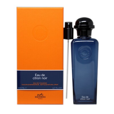 HERMES EAU DE CITRON NOIR EAU DE COLOGNE BOTTLE & NATURAL SPRAY