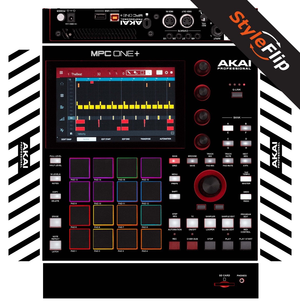 Akai MPC One Plus | Color Black | Protective Decal | StyleFlip