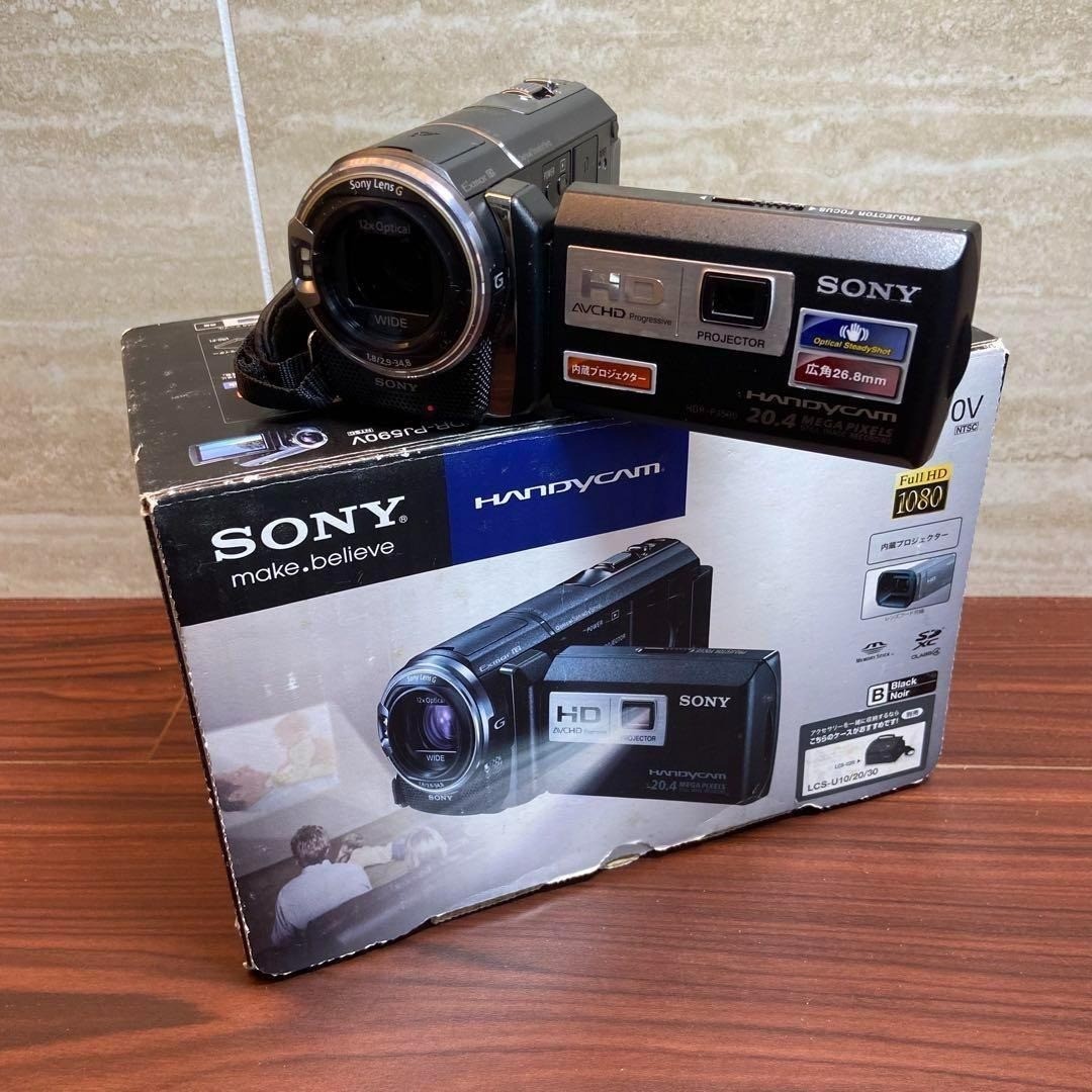 動作ok SONY Handycam HDR-PJ590V 12年 SONY HDR-PJ590V 価格比較