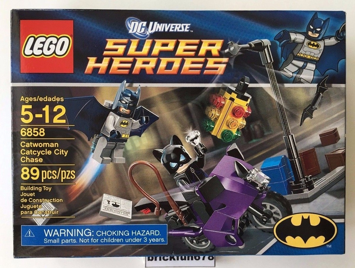 Lego Superheroes 6858 Catwoman Catcycle Chase set New In Factory