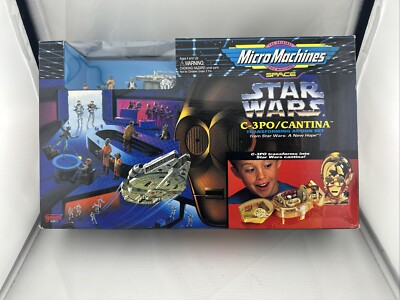 Star Wars Micro Machines C-3po Cantina Playset 1994 Galoob for