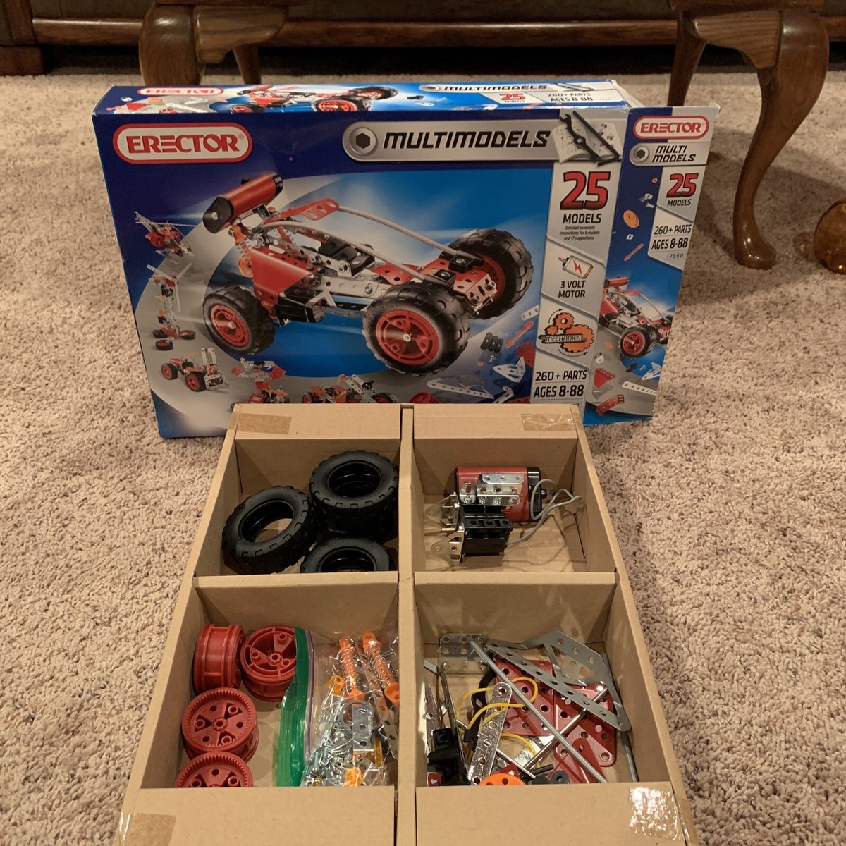 Vintage 2010 Erector MultiModels Set 25 Models 260+ Parts #7550 | eBay