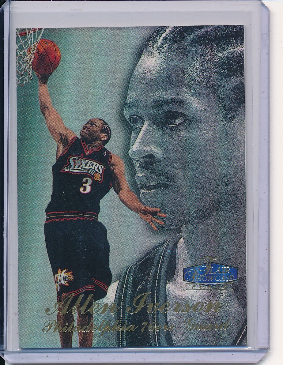 ALLEN IVERSON 1997-98 FLEER FLAIR SHOWCASE ROW 3 | eBay