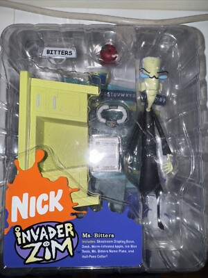 Palisades Nick Ms Bitters “Invader Zim” Series 1 Action Figure