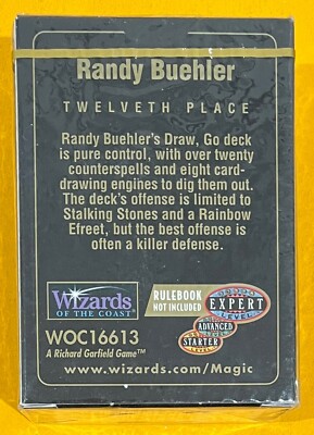 Wizards of the Coast Magic The Gathering 1998 World Championship