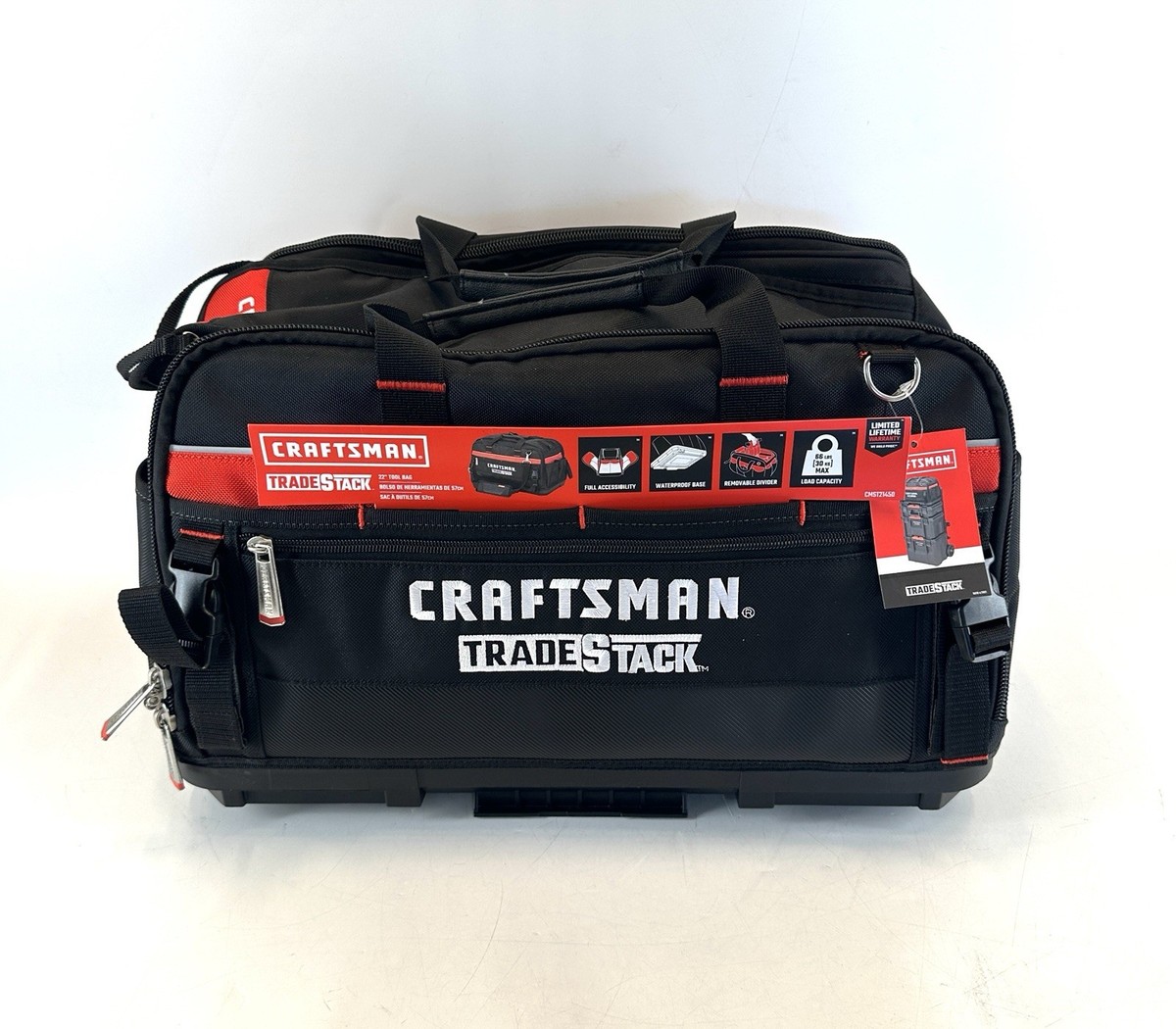 Craftsman TradeStack 22 in Tool Storage Bag With Shoulder Strap