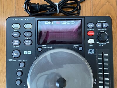 Denon DJ DN-S1200 Single Portable CD/MP3 Player Controller Working