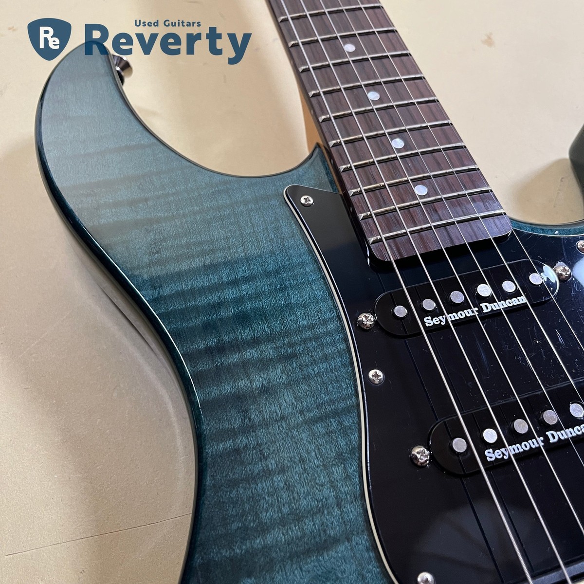 Yamaha PAC612VⅡFM IDB Pacifica HSS with Rosewood Fretboard