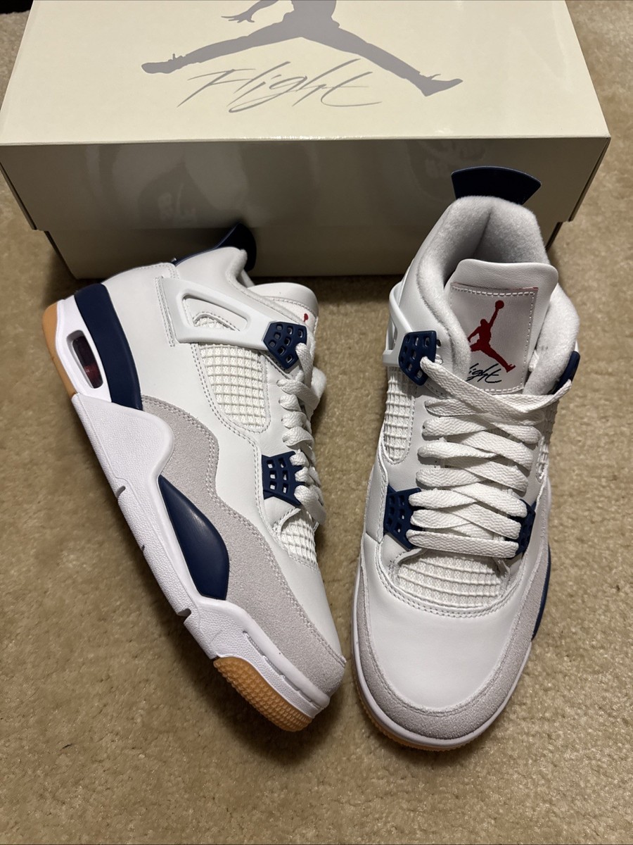 Nike SB x Air Jordan 4 Retro SP 'Navy' Size 9.5 Mens - DR5415 100