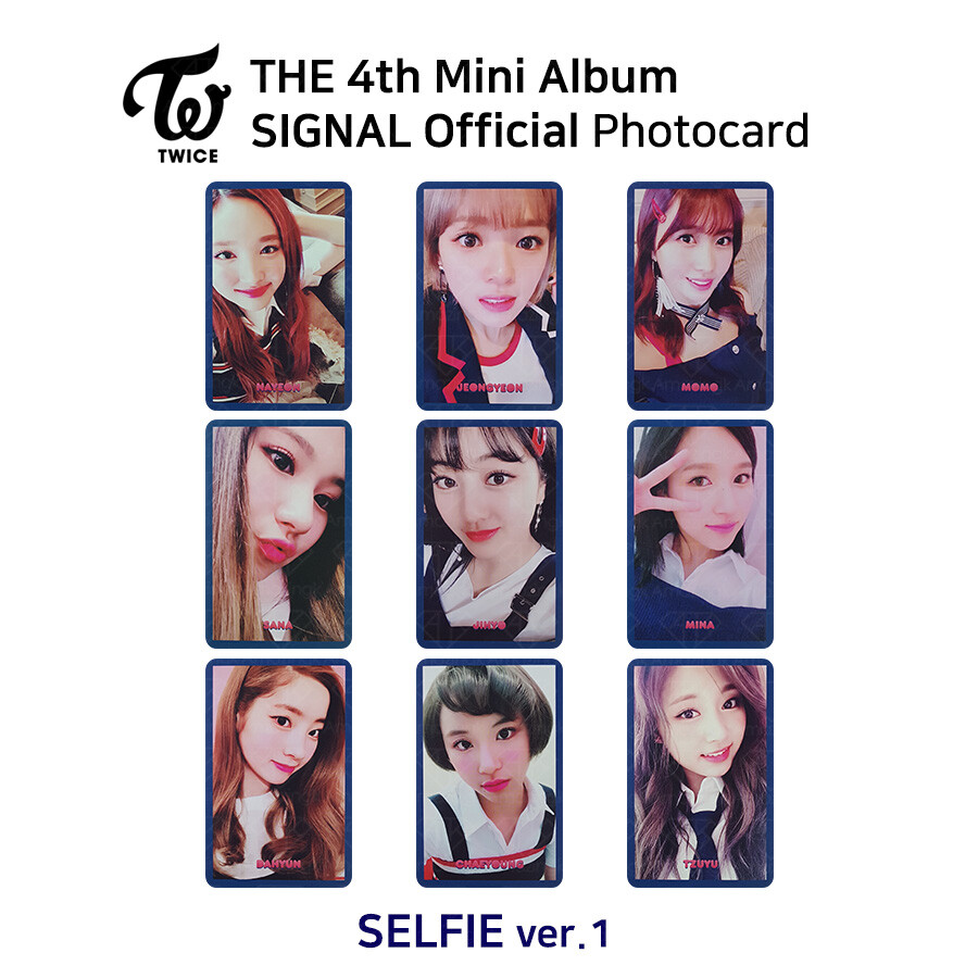 TWICE 4th mini album Signal Official Photocard KPOP K-POP | eBay