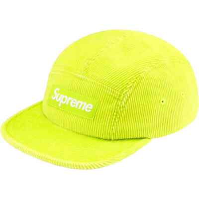 Supreme Corduroy Camp Cap Neon Yellow | eBay