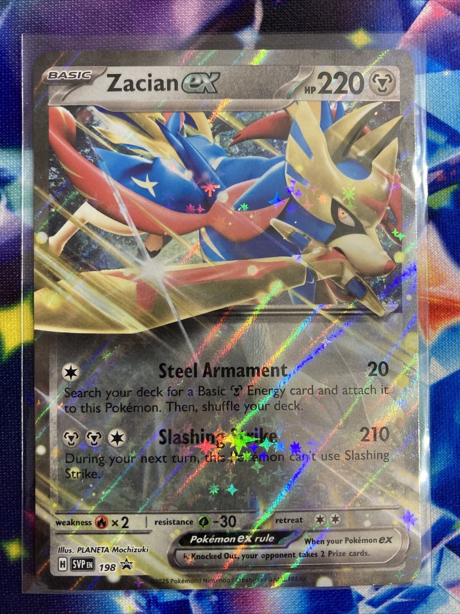 Zacian ex 198 Black Star Promo Sv09: Journey Together Holo | eBay