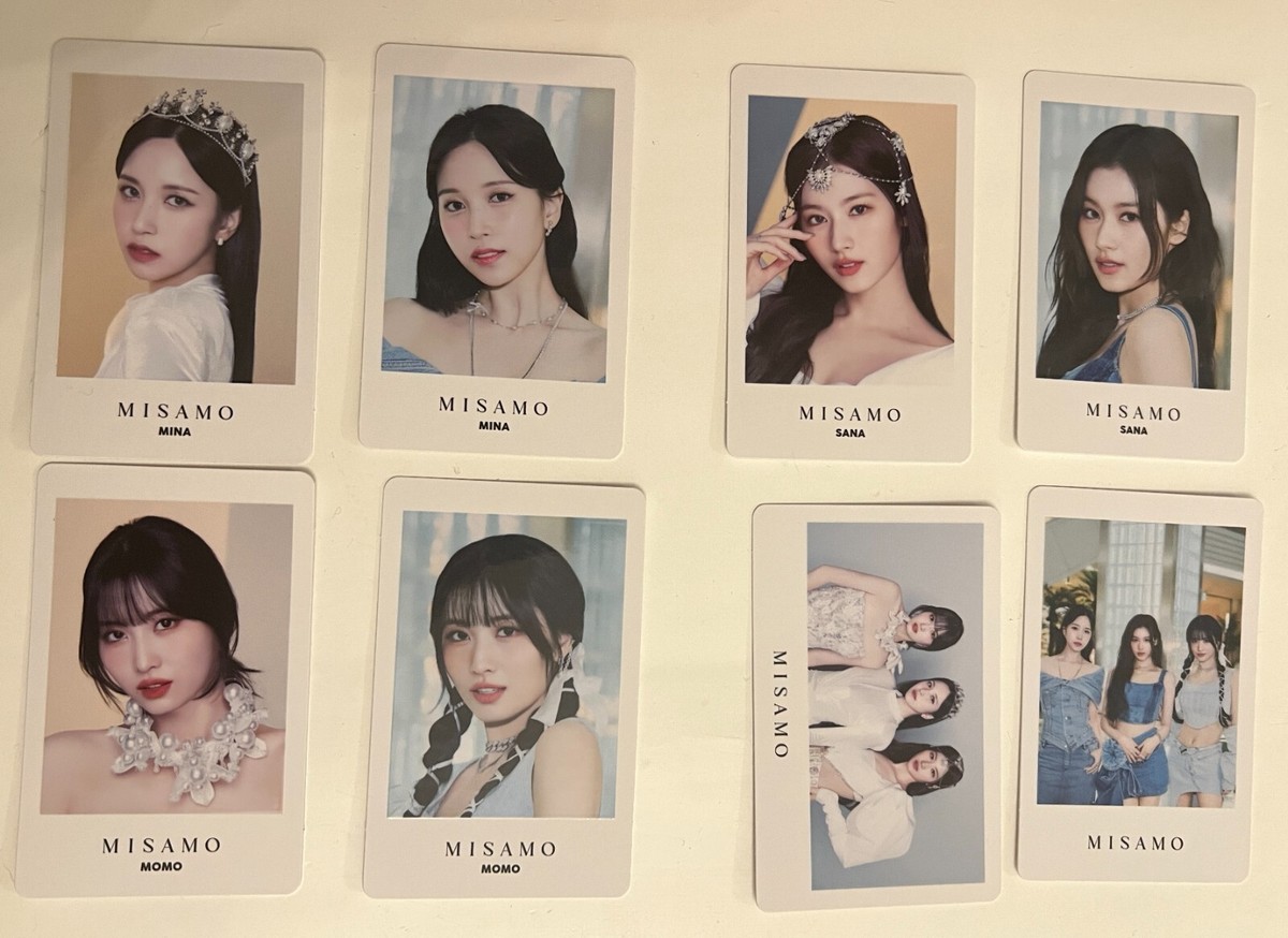 TWICE MISAMO Japan Showcase Masterpiece Japanese Photocard Printed