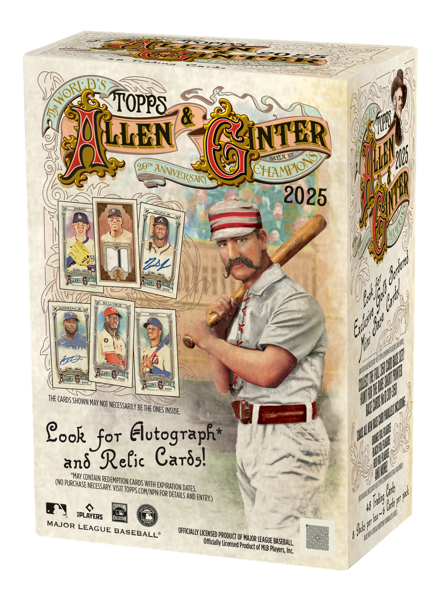 2025 TOPPS ALLEN & GINTER MLB BASEBALL VALUE BLASTER BOX (48 Cards