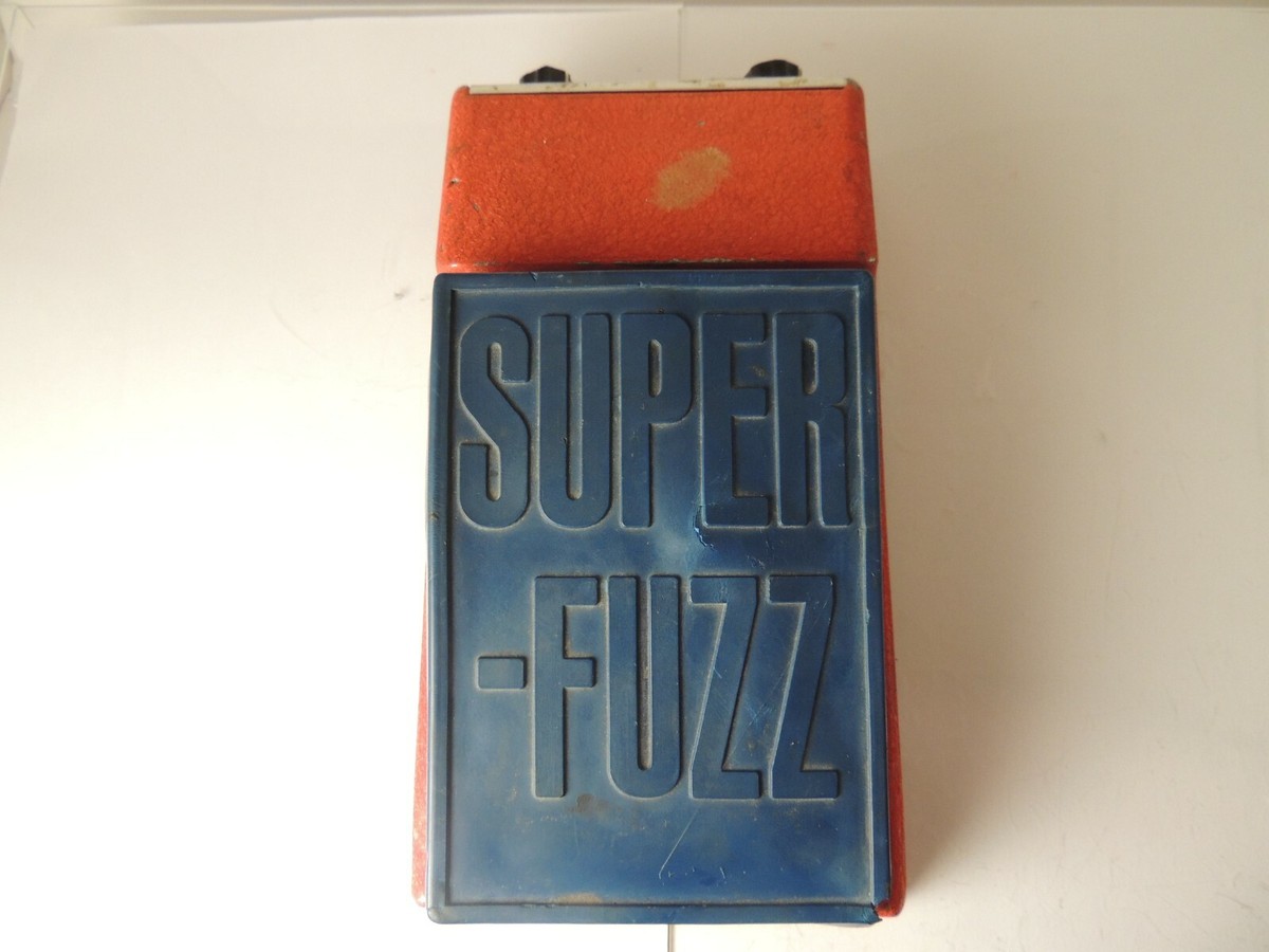 Vintage Univox Super Fuzz Effects Pedal Original Orange Made in