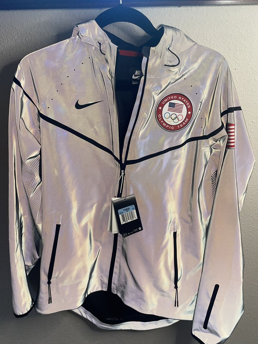 2012 Nike Olympic Team 3M Windrunner Medal Stand Jacket Size Med