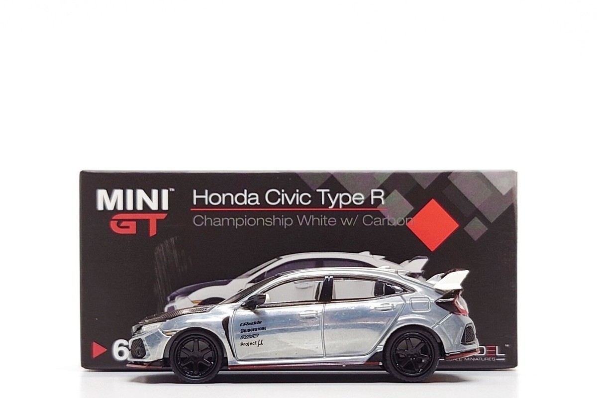TSM Mini GT 1:64 Honda Civic Type R FK8 - Championship White
