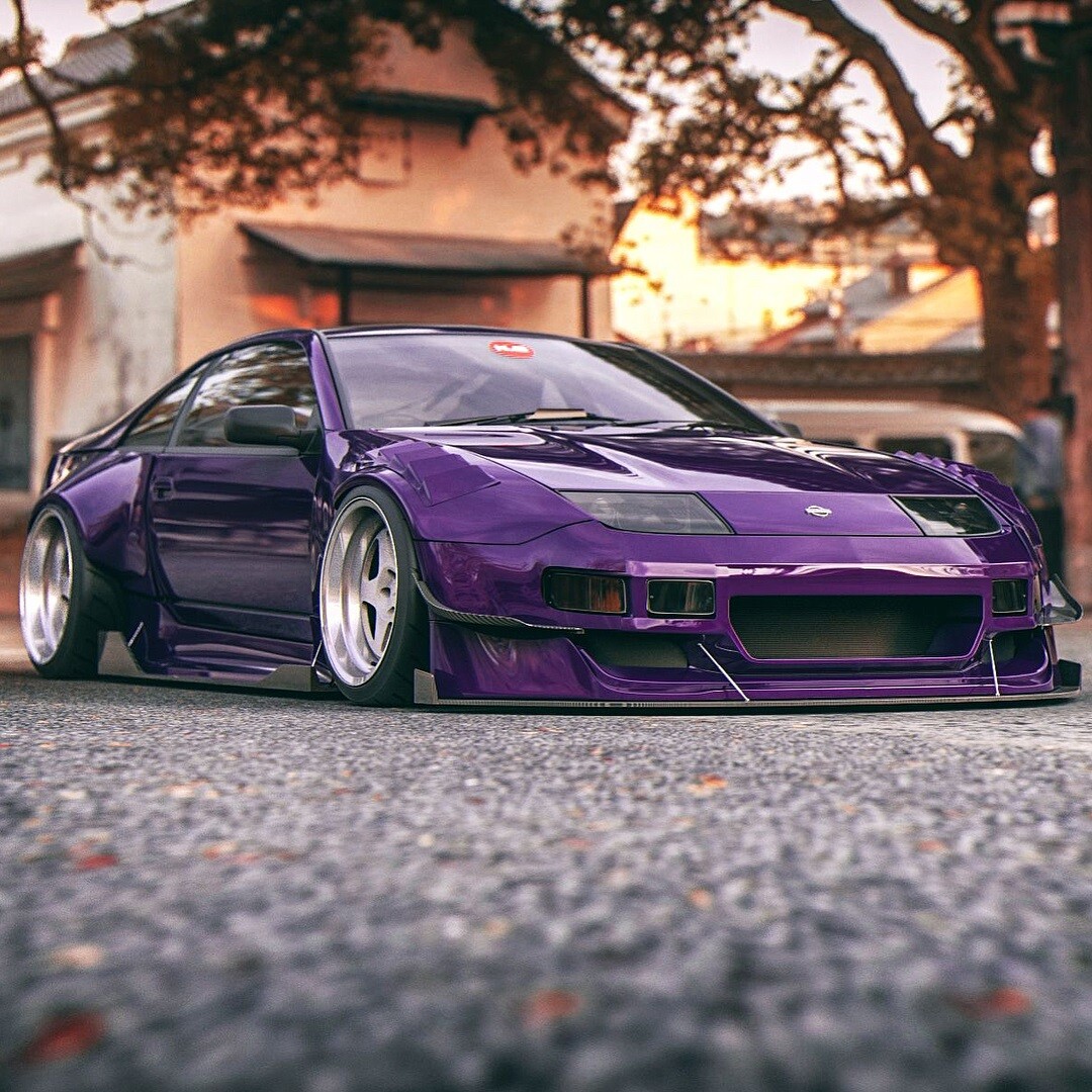 1990-1996 Nissan 300ZX KBD Polyurethane Rear Fenders 90 91 92 93