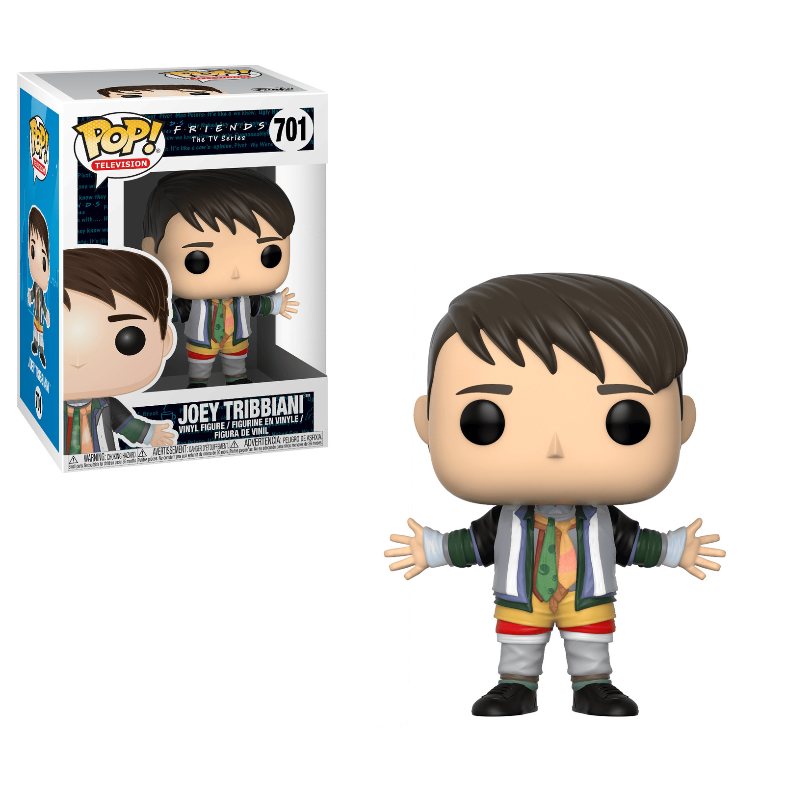 Funko Pop! Friends Joey Tribbiani Chandler's Clothes Vinyl Figure