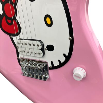 Hello Kitty 50th Anniversary Squire Fender Electric Guitar Pink