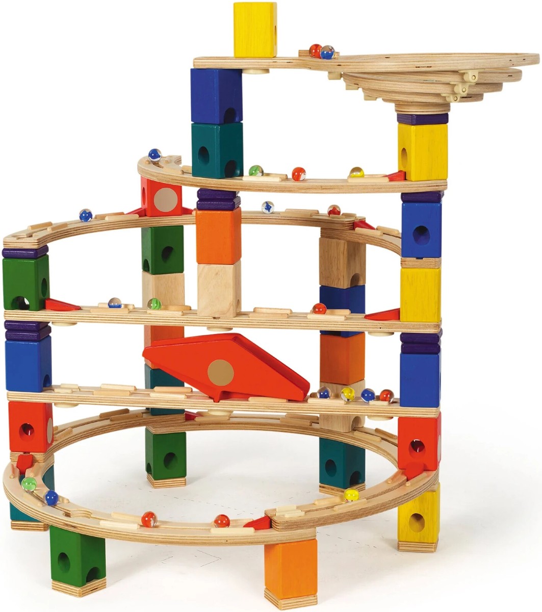 Hape Quadrilla Wooden Twist & Rail Construction Kit. SHOPWORN | eBay