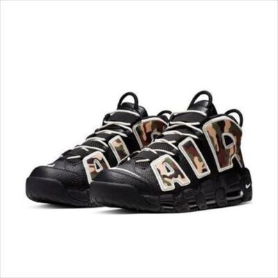 Nike Air More Uptempo Black Camo CJ6122-001 Men's Size | eBay