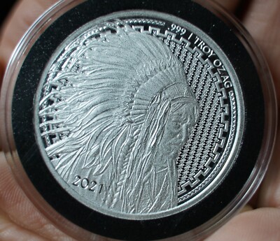 2021 Asahi Native chief bison FREEDOM LIBERTY INDEPENDENCE 1oz 999