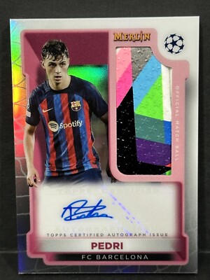2022-23 Topps Chrome Merlin UCL Barcelona Autograph Multi-Color
