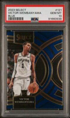 PSA 10 2023-24 Panini Select Victor Wembanyama Premier Blue