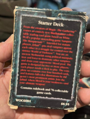 Vampire The Eternal Struggle Deckmaster Starter Deck Jyhad Card
