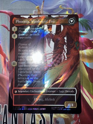 Joshua, Phoenix's Dominant Borderless Surge Foil Final Fantasy MTG