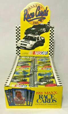1991 Maxx Race Racing Cards, 1 Sealed Wax PACK From Wax Box, 15