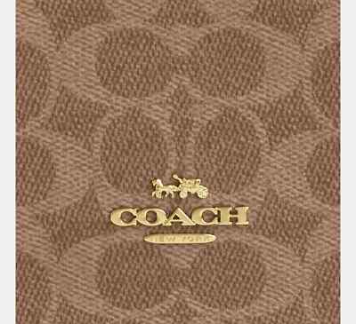 NWT Coach Boxed Mini Tote Bag And Mirror Bag Charm Set In