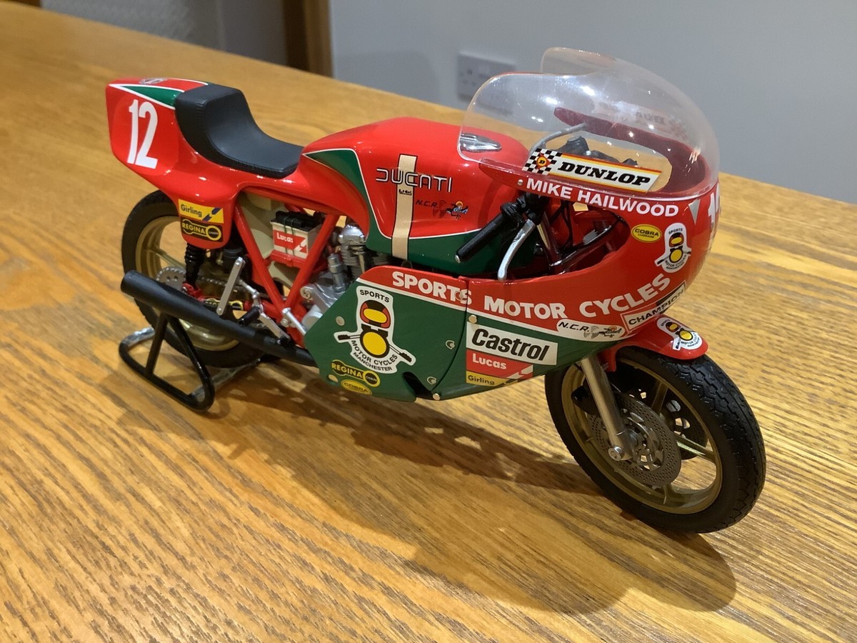 Minichamps motorcycle 1/12 Ducati 900 Race IOM TT 1978 Mike