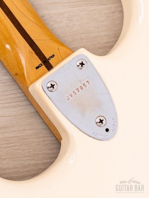 1985 Fender JV Stratocaster '72 Vintage Reissue ST72-65 100