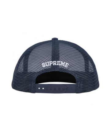 Supreme Authorized Mesh Back 5-Panel Navy Blue Trucker Hat Dealer