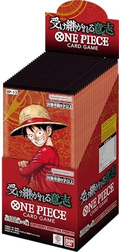 Carrying on His Will Booster Box OP-13 ONE PIECE Card Japanese