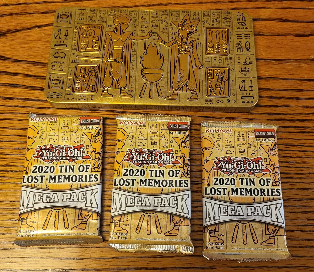Yugioh! 2020 Mega Pack Tin of Lost Memories 1ST EDITION - Open 2