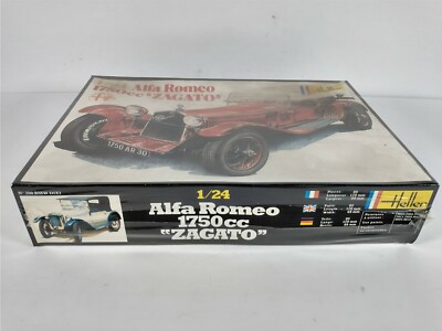 Alfa Romeo 1750cc Zagato Heller 1:24 Model Kit # 715 Sealed Box | eBay