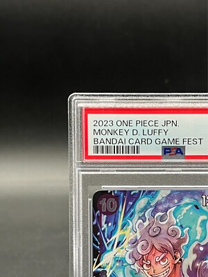 PSA 10 Luffy P-041 BANDAI CARD GAME Fest 23-24 World Tour Promo