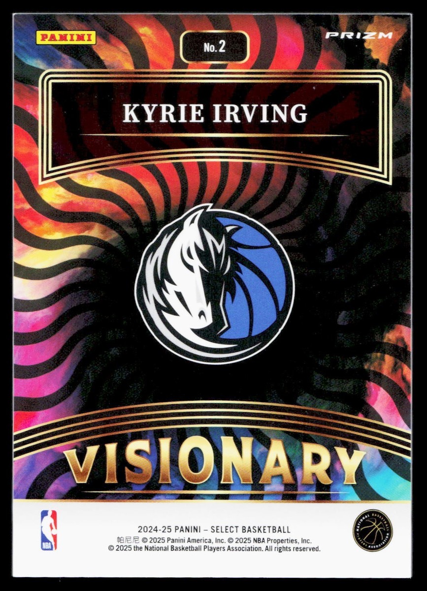 2024-25 NBA Panini Select Kyrie Irving Visionary THICK CASE HIT