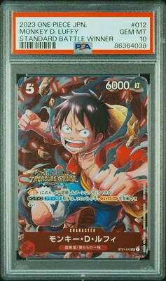 PSA 10 Monkey D Luffy ST01-012 Standard Battle Winner Japanese One