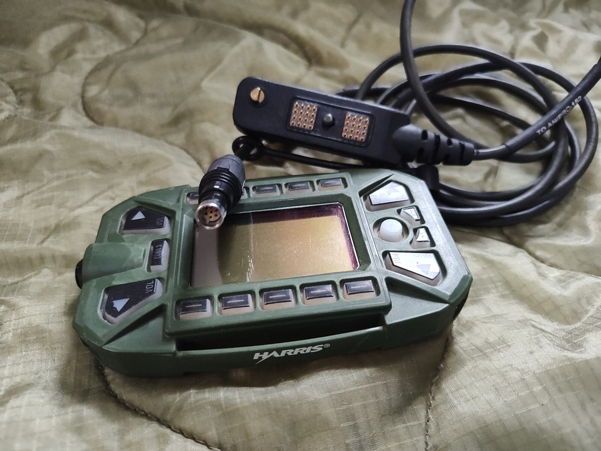 Harris Falcon lll Keypad Display Unit KDU, Green with Side Adapter