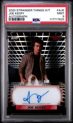 2025 Stranger Things HIgh Tek Joe Keery Autograph PSA 9 | eBay
